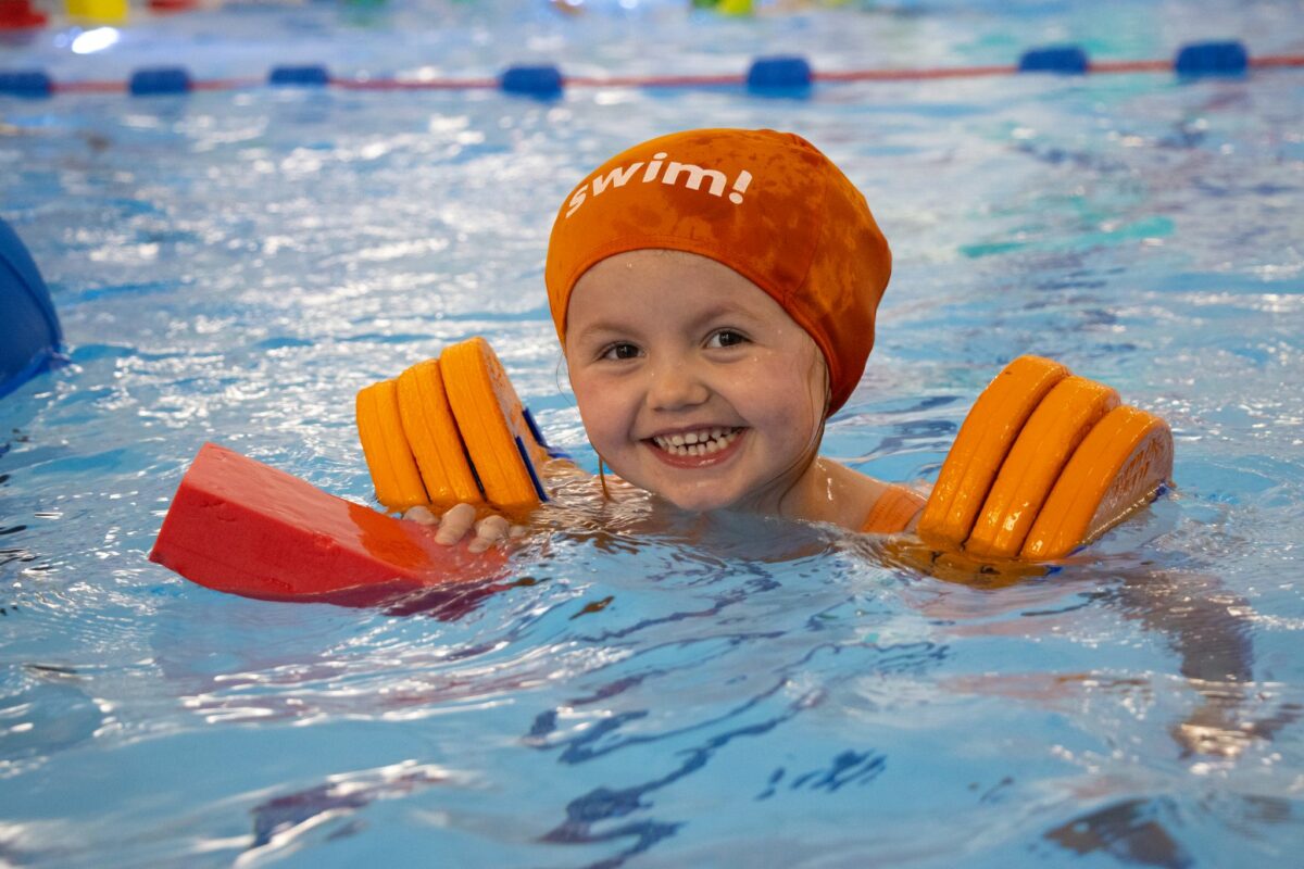 Swimming Lessons in Oldham swim!