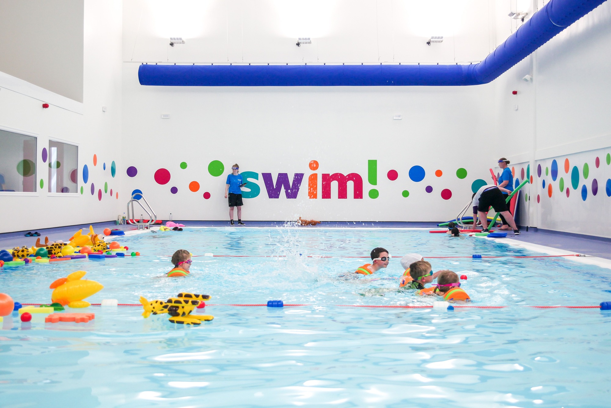 Swimming Lessons in Sheffield swim!