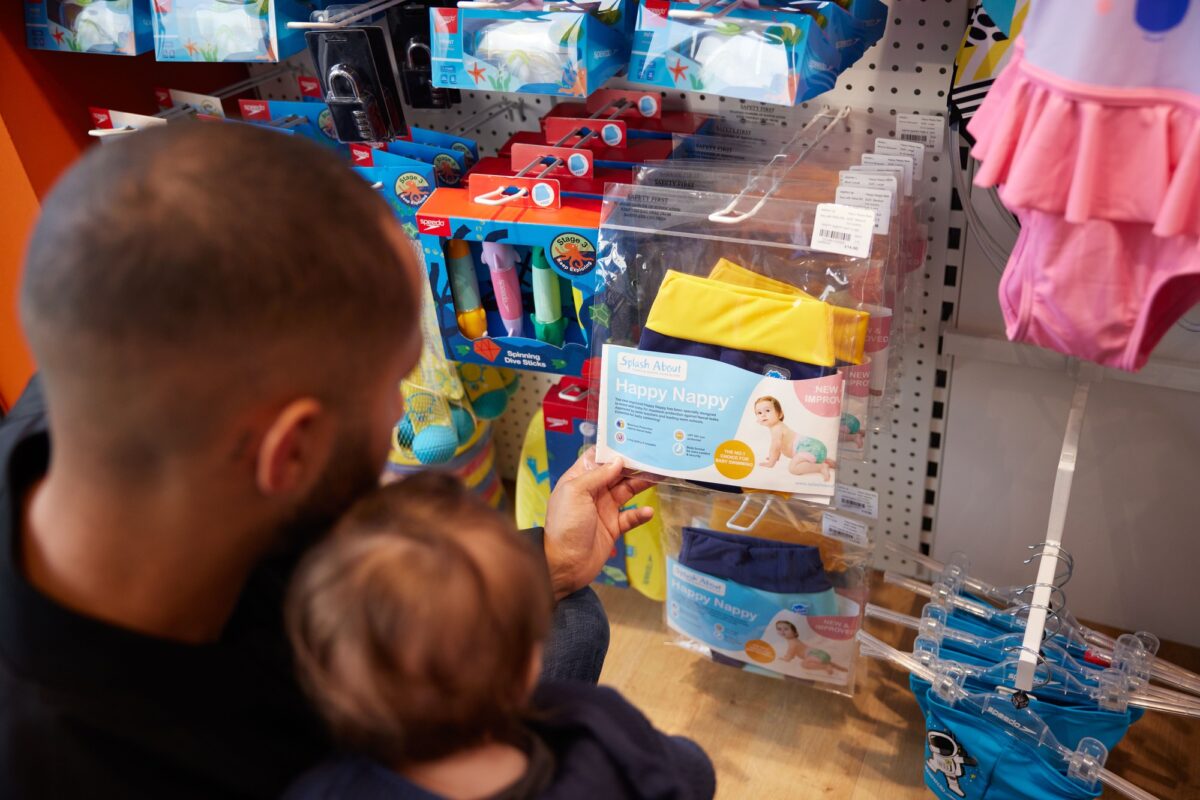 Swimming Lessons in Castleford swim!