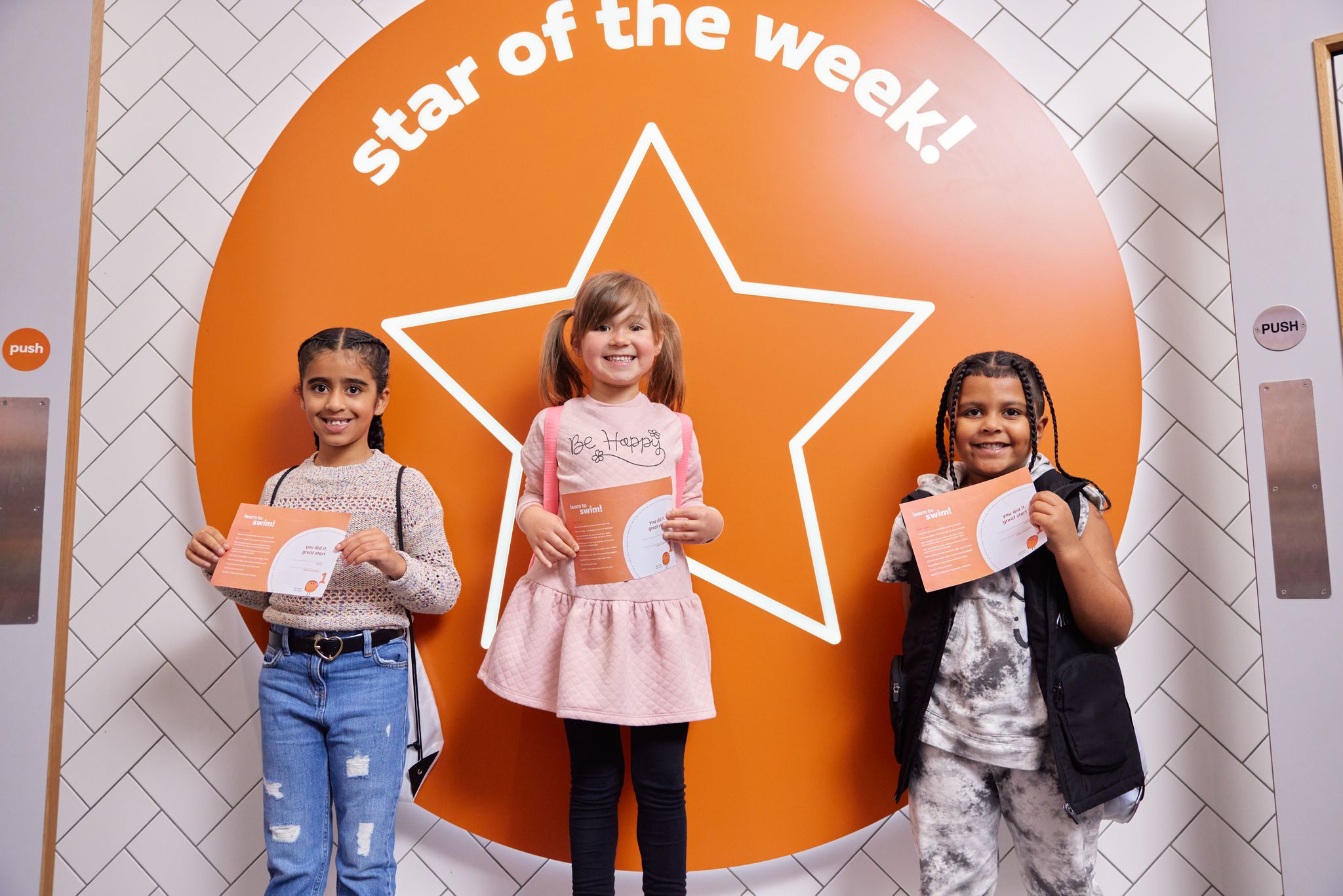 Swimming Lessons in Castleford swim!