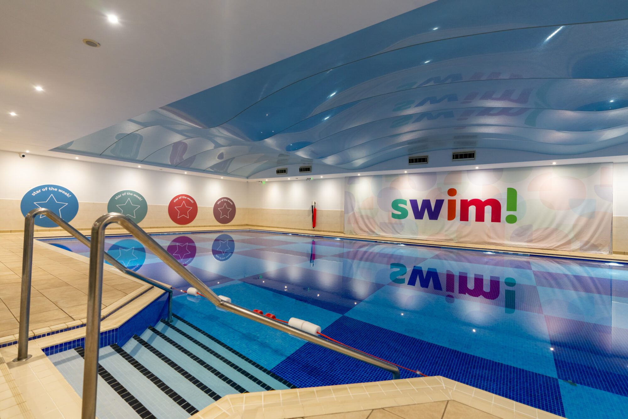 Swimming Lessons in Mansfield swim!